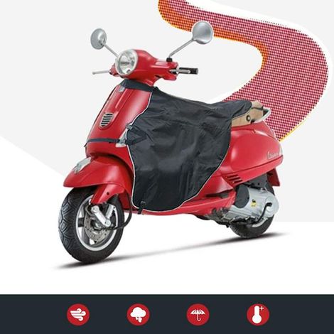 Scooter Tablier Universel Couvre Jambe, Scooter Couverture Chaude Imperméable Coupe-Vent pour Protection de Jambes et Genouillère de conducteur, Housse Protection Contre Le Froid et la Pluie (1/5)