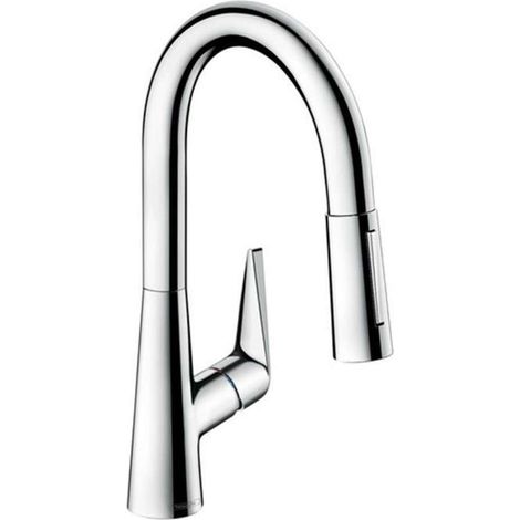 Hansgrohe Talis M51 - Miscelatore monocomando 160 per lavello con doccetta estraibile, cromato 72815000 (1/3)
