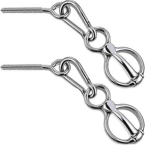 jeux d'anneaux d'attache pour chevaux, équipement et fournitures pour chevaux, matériel d'entraînement, accessoires de sécurité