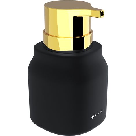 Distributeur de savon liquide en céramique Nimco Eni, noir mat, ENC 31-G-90 (1/2)