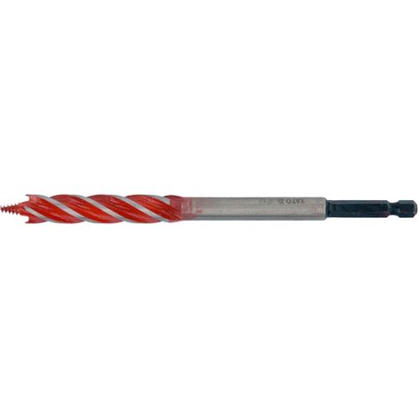 Broca para madera de 4 hojas, hexagonal de 12 mm, YT-44681 yato (1/4)