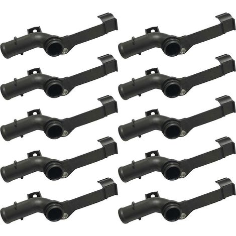 10 durites d'eau moteur en plastique noir, reliant le refroidisseur d'huile à la culasse, compatibles avec M271 A 2712001352 (1/5)