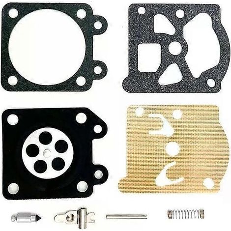 Pièces détachées pour tronçonneuse 45 52 58 - Kit de réparation de carburateur MP16 (8 pièces) - Membranes (1/5)