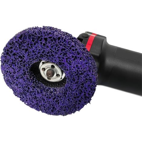 YISSALE -Outillage -Disque abrasif en nylon pour meuleuse d'angle - Usage industriel - Décapage peinture, enlèvement d'adhésifs et finition - Multi‑matériaux : acier, alu, cuivre, bois, plastique, fib (1/5)