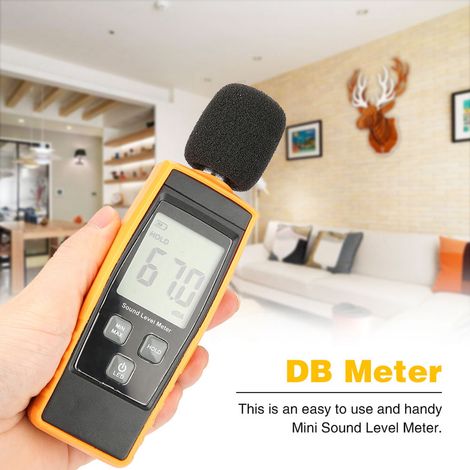 Sonomètre numérique LCD RZ1359 (dB-mètre) - Testeur de bruit environnemental (1/5)