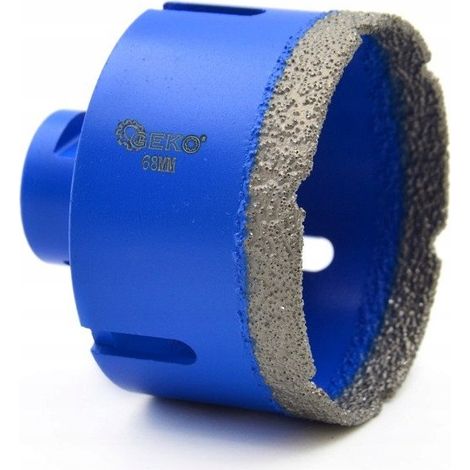 Sierra corona diamante Geko 68 mm segmento 10 mm M14