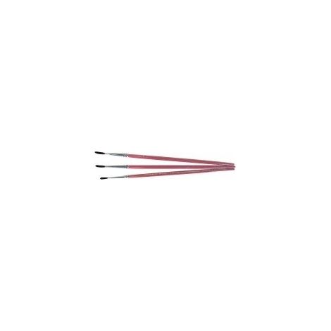 Lot De 3 Pinceaux Fins - Maxicraft