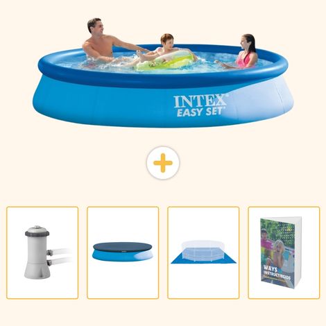 Intex Piscine Easy Set Ronde - 366x76 cm - 5-pièces  SCB101 (1/5)