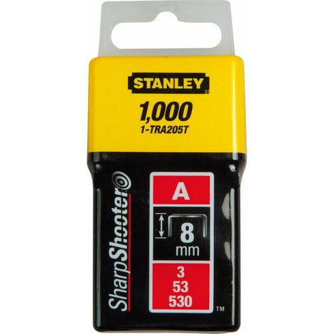 STANLEY 1-TRA205T CONF. PUNTE GRAFFETTE 8 MM. (A5908)