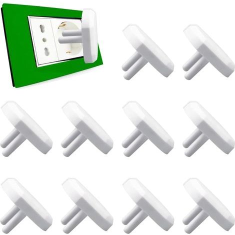 Cache Prise BéBé avec 10Pcs Protege Prise Bebe Eu Plug Cache Prise Electrique pour SéCurité Enfant (1/5)