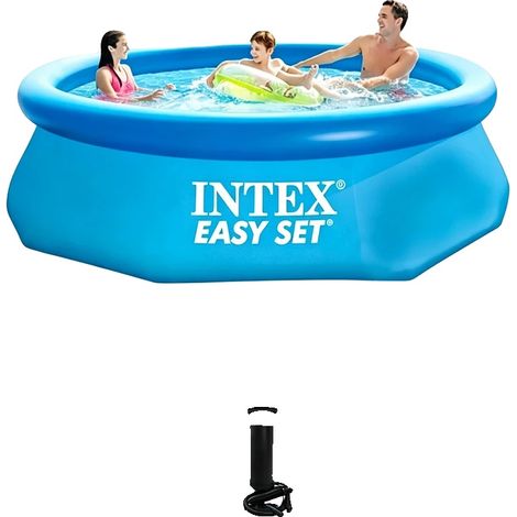 Piscina hinchable, fácil instalación, materiales duraderos, bomba de aire para piscina. (1/2)