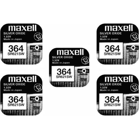 .5 pile Maxell 364 SR621SW.