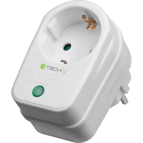 Techly IPW-ADP-SURGET limitador de tensión Blanco 1 salidas AC 250 V