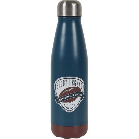 Bouteille isotherme en inox Rugby (1/4)