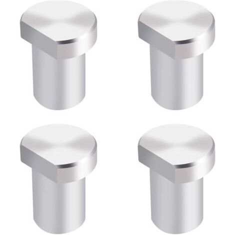 HOXILEELEO - pezzi set di 4 pezzi, blocchi tappo in acciaio inox, accessori per piano fisso in legno (1/5)