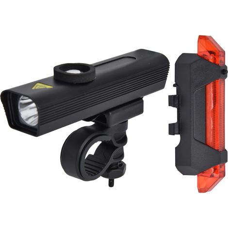 Ultraheller, wiederaufladbarer USB-Fahrradscheinwerfer mit Lithium-Akku für Nachtfahrten (1/5)