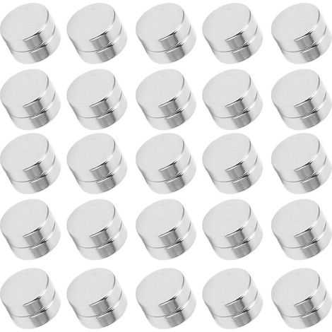 Lot de 50 aimants néodyme. Aimants ronds et puissants, parfaits pour les loisirs créatifs, les expériences scientifiques, le bricolage et comme aimants pour réfrigérateur. Adaptés à de multiples usage (1/5)