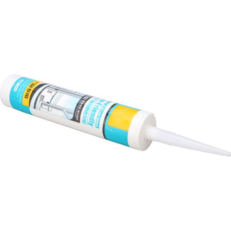 Wasserfeste Silikondichtmasse, transparenter Dichtungsklebstoff, starker Klebstoff zur Reparatur von Türen und Fenstern (1/5)