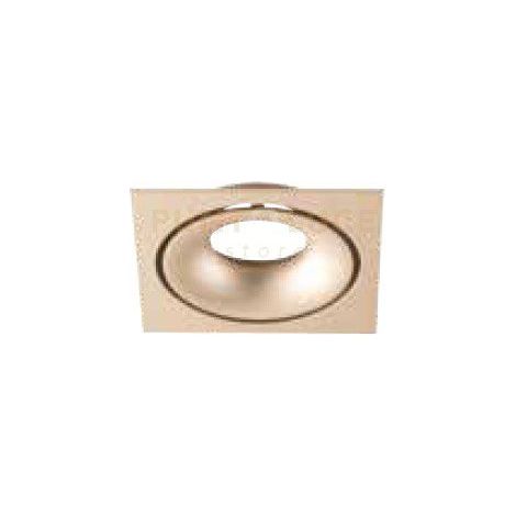 GIBO' FARETTO GU10  IP20 DA INCASSO ORO 10X10CM