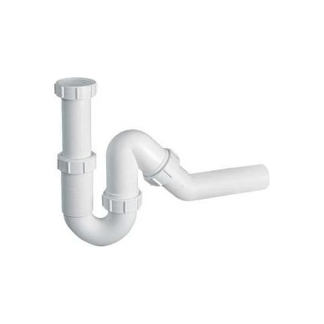 Sifón fregadero mcalpine hc6 caudal 70l min blanco (1/2)