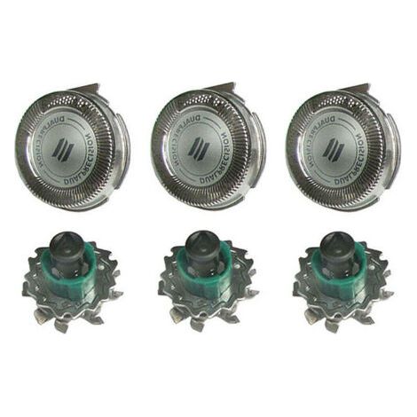 Têtes de rechange pour rasoir Philips RQ11 Dual Precision 3 pièces, modèle : 3 pièces (1/4)