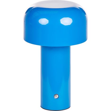 Lámpara de mesa moderna hierro interior exterior azul Besos