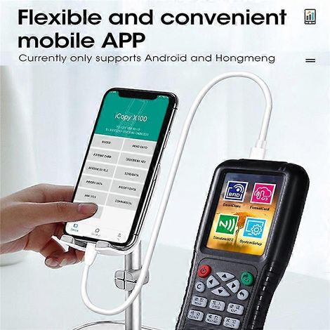 Copieur RFID avec lecteur/graveur de cartes à puce NFC IC ID à décodage complet (1/4)
