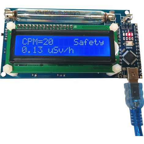 Geiger Counter Kit Module GM Tube USB LCD Display Geiger Counter Part for Nuclear Radiation Detection 380V550V (1/5)