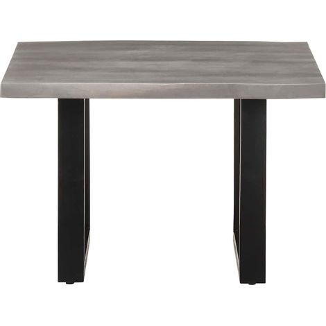 Maison Exclusive - Tavolino da Salotto con Bordi Vivi 60x60x40 cm Massello Acacia