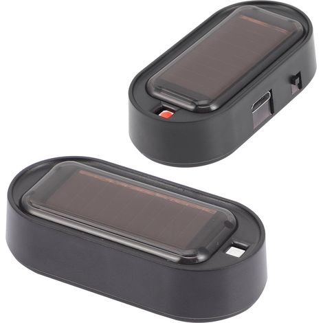 iplusmile Lampe D'alarme Solaire pour Voiture 2pcs Lumière LED (1/5)