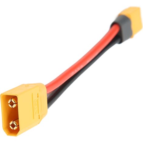 Connecteur parallèle XT90 mâle vers XT60H mâle pour batterie de voiture RC, câble en silicone (1/5)