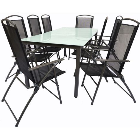 9pcs Juego de muebles de jardín de grupo de asientos 189M 105x189x90 - VCM (1/3)