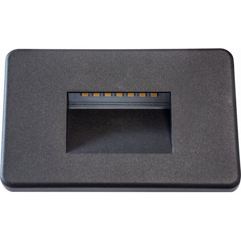 Faretto incasso top light intro ga 2w led cct 100lm ip65 230v antracite policarbonato