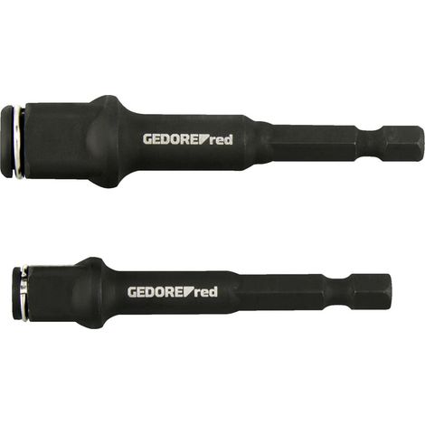 Gedore Bithalter Satz - 2 teilig - 75 mm - magnetisch - für Bits und Stecknüsse (1/4)