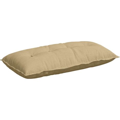 Coussin de Dos Vert gris 100 x 50 cm Tissu en velours côtelé