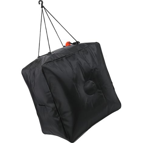 Sac de douche solaire portable 40L pour camping et randonnée, chauffage rapide (1/5)