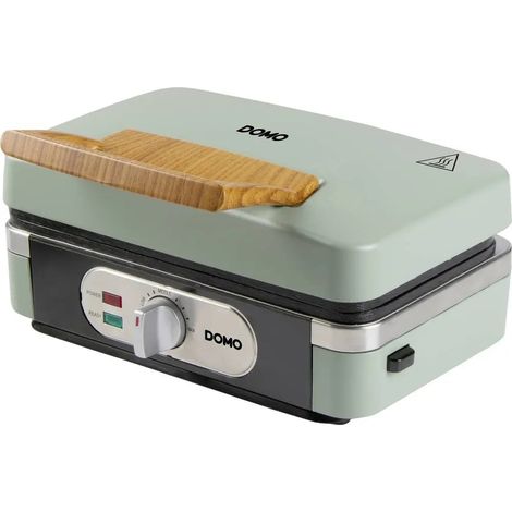 [GEBRAUCHT] B-Ware Domo Waffeleisen Sandwichmaker Grill 3 In1 Waffelautomat Salbei Grün