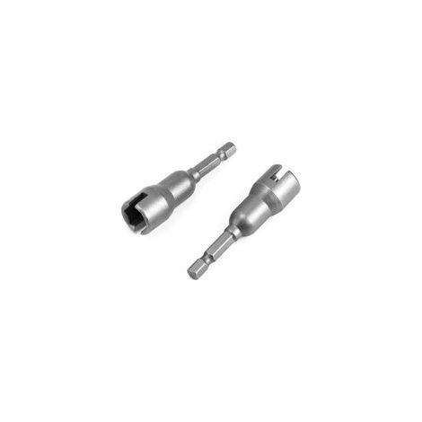 Este kit de dos piezas para tuerca de mariposa y destornillador incluye una tuerca de mariposa y un destornillador, una llave de tubo y un vástago hexagonal de 1/4 de pulgada para tuercas y tornillos 