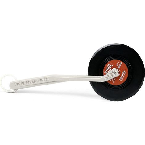 Vintage-Pizzaschneider aus Vinyl, ein originelles und ungewöhnliches Küchenaccessoire (1/5)
