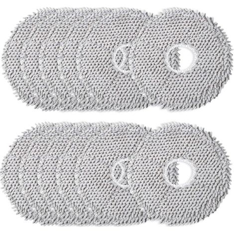 Set mit 12 Mikrofaser-Wischpads – Zubehör für Saugroboter – Waschbar – Passend für Dreame L10s Ultra/L10 Ultra/L20 Ultra/L10s Pro Ultra Heat (1/4)