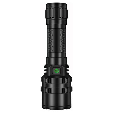 BUNTHAUS Lampe de poche LED super tactique rechargeable par USB 5 modes avec batterie au lithium (1/5)