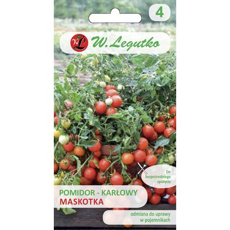Pomodoro nano precoce da campo Mascot, ideale per la coltivazione in vaso (1/2)