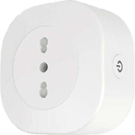 Enchufe individual V-TAC para Schuko blanco compatible con Google Assistant y Amazon Alexa