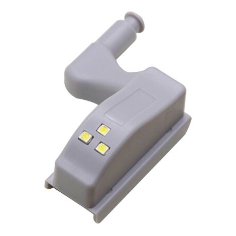 Lámpara LED universal con sensor de bisagra para armario de cocina, salón, dormitorio, armario y ropero. (1/5)