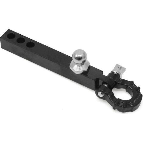 Metall-Anhängerkupplung für 1/10 RC Crawler, Schwarz