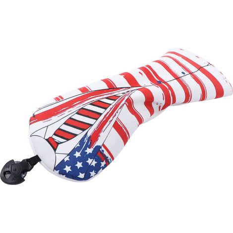 Protège-tête de club de golf, putter, driver, drapeau américain, pour driver de golf (1/5)