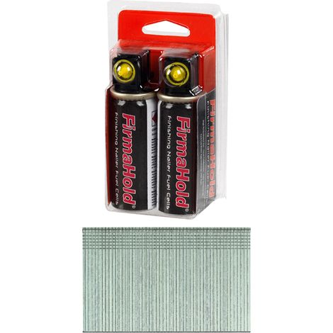 TIMco FirmaHold Straight 16g x 38mm Galv Brads Nail With Gas (1/2)