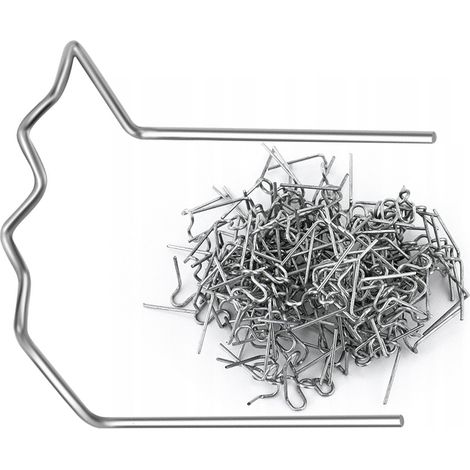 Zszywki per Plastica 90 Gradi 0,8mm – 100 Pezzi  Alta Qualità, Precisione, Durata  Uso in Auto, Artigianato, Progetti DIY