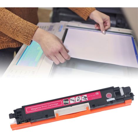 Cartouche de toner magenta HP CF353A pour imprimante 130A Compatible avec les imprimantes multifonctions HP Color LaserJet Pro séries M176 et M177 (1/5)