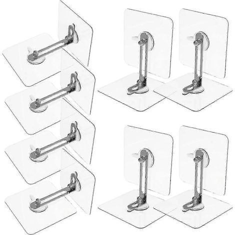 2026 Lot de 8 chevilles adhésives pour meubles, sans perçage, pour bibliothèque, commode, étagère, armoire